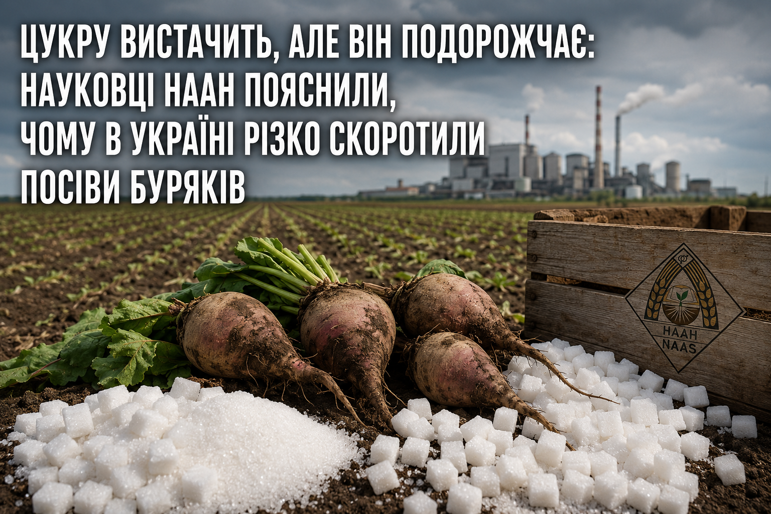 Цукру вистачить, але він подорожчає: чому в Україні різко скоротили посіви буряків